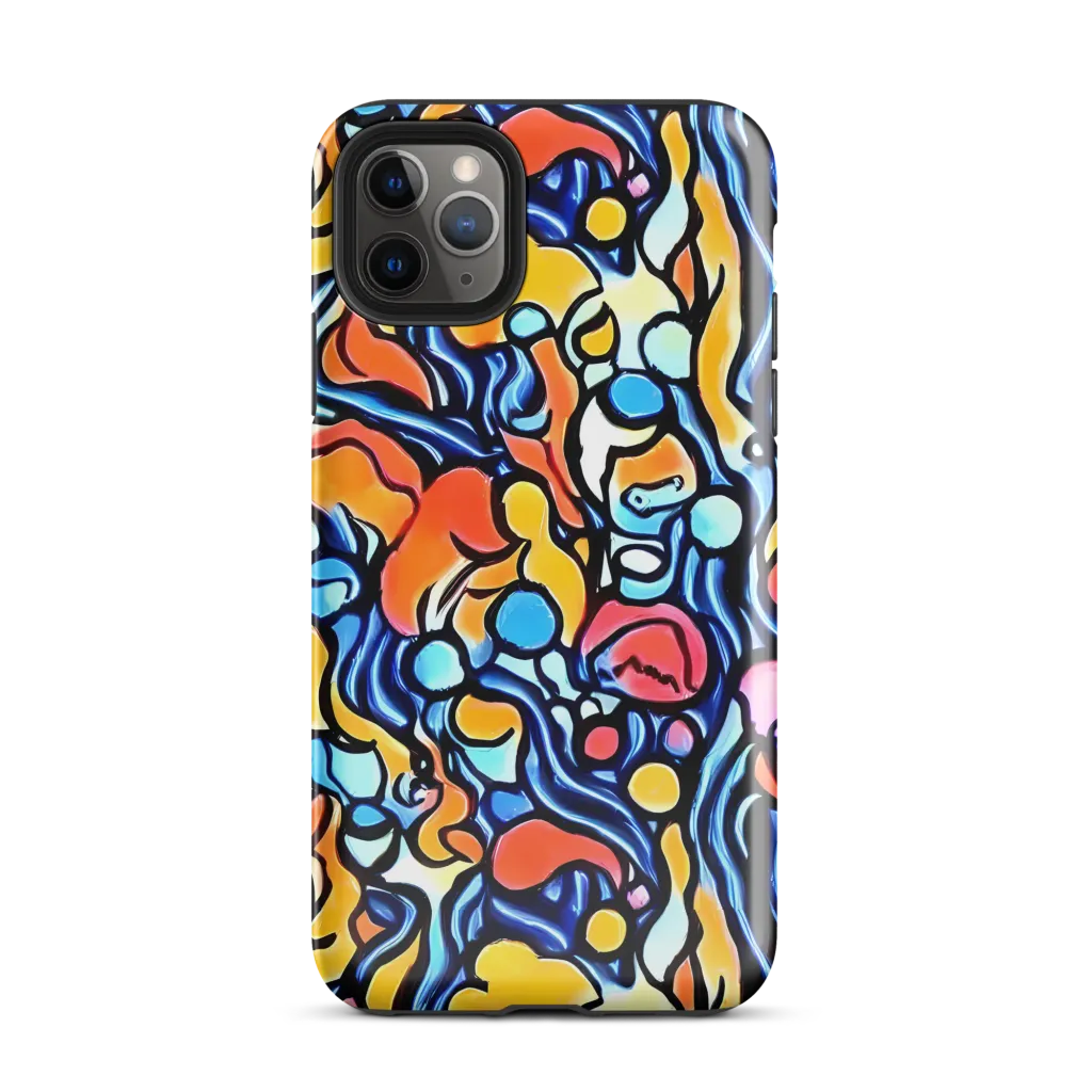 Kinetic Stained Glass on Tough Case for iPhone® — Front