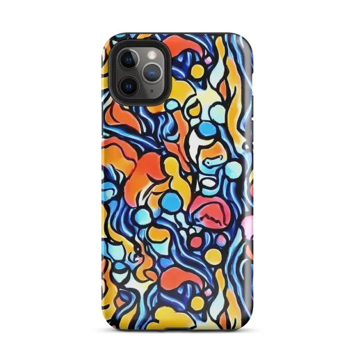 Kinetic Stained Glass on a Tough Case for iPhone®