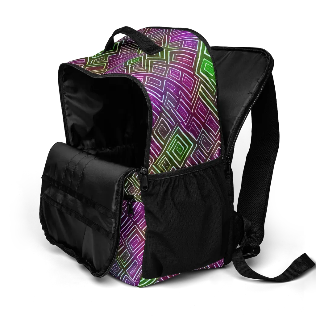 Chromatic Riddle on Utility Backpack — Product details 2