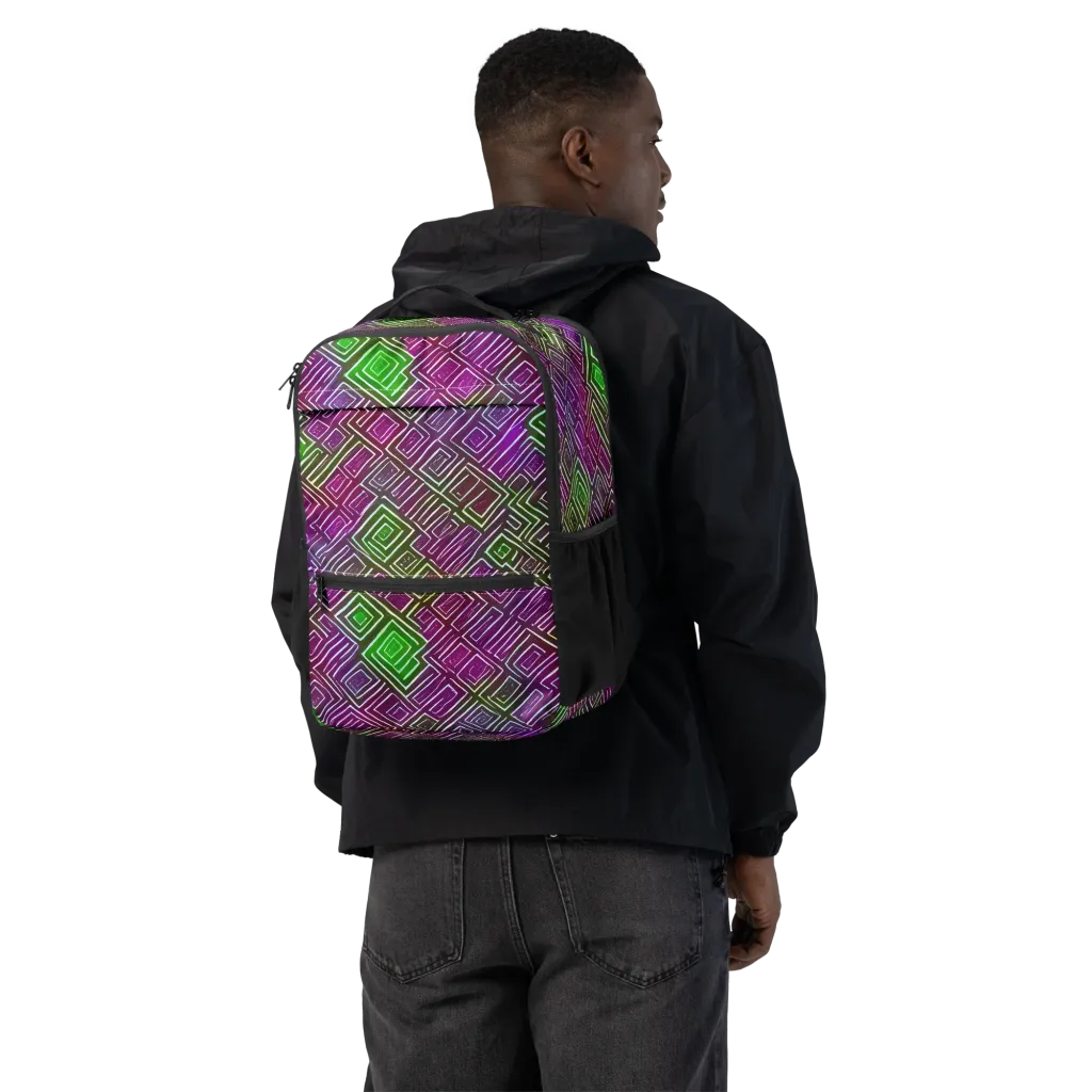 Chromatic Riddle on Utility Backpack — Back