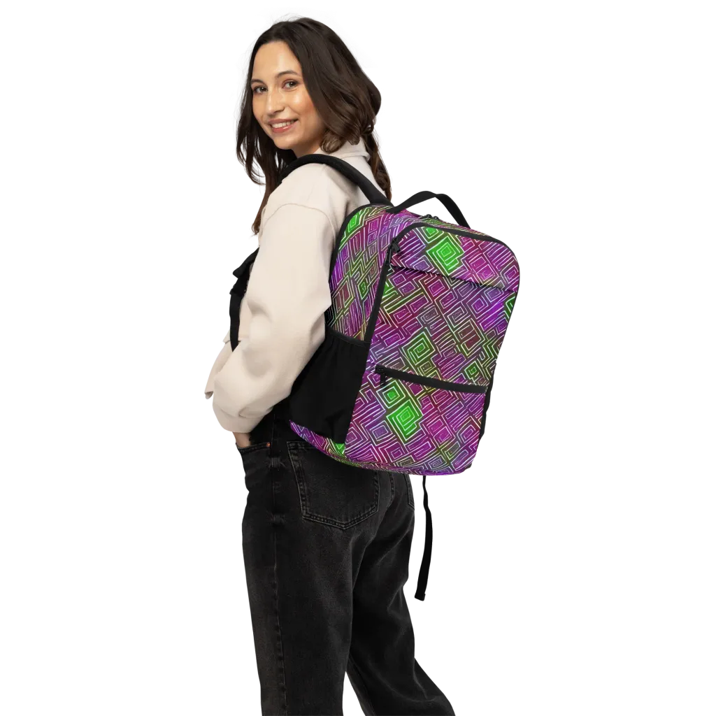 Chromatic Riddle on Utility Backpack — Back
