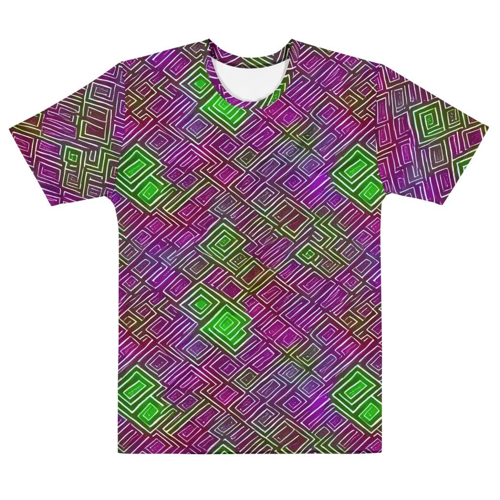 Chromatic Riddle on Men's Cotton Crew Neck T-Shirt — Front
