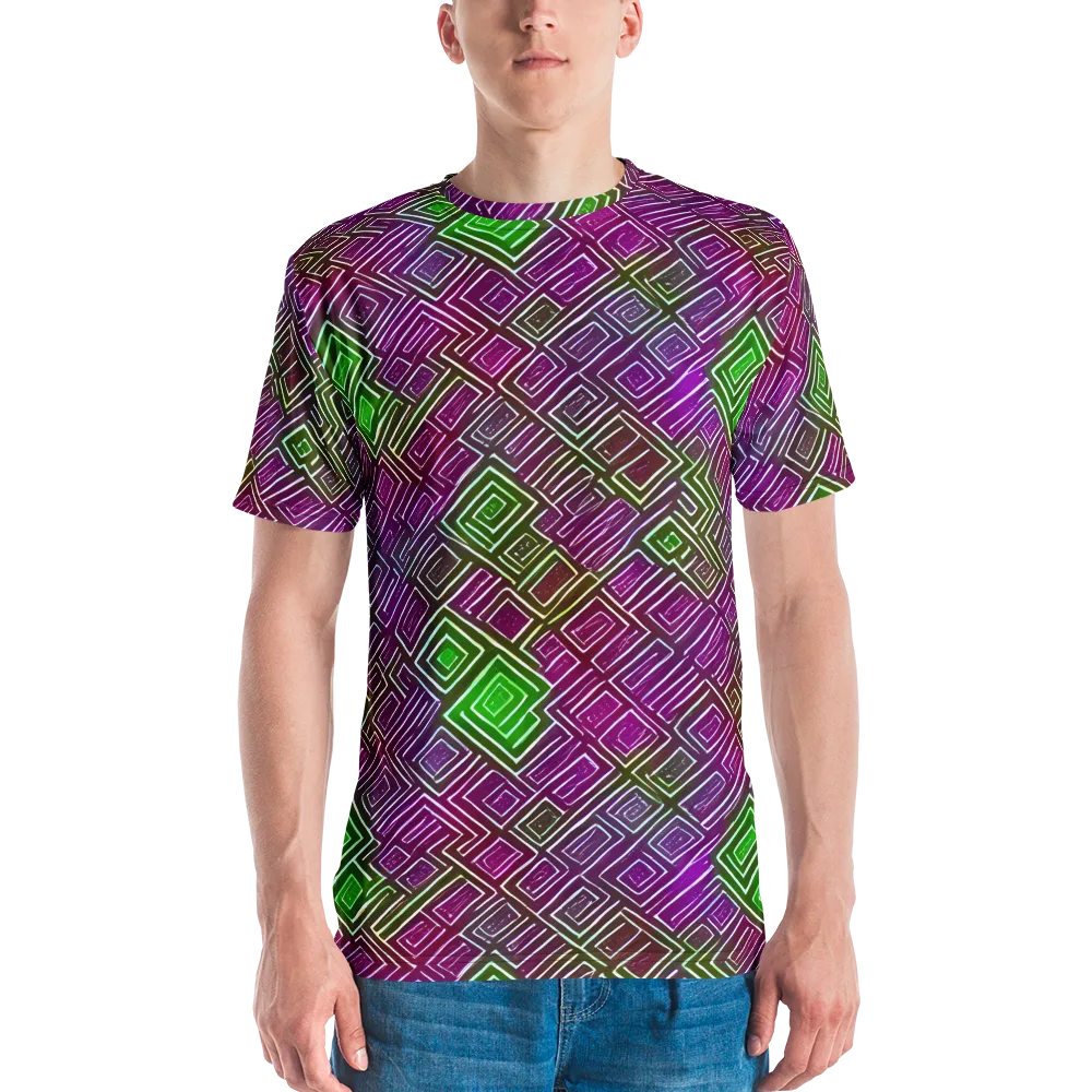 Chromatic Riddle on Men's Crew Neck T-Shirt — Front