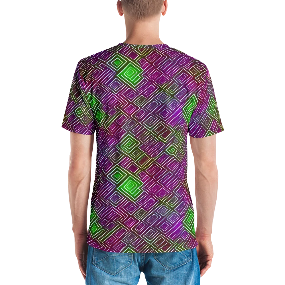 Chromatic Riddle on Men's Crew Neck T-Shirt — Back