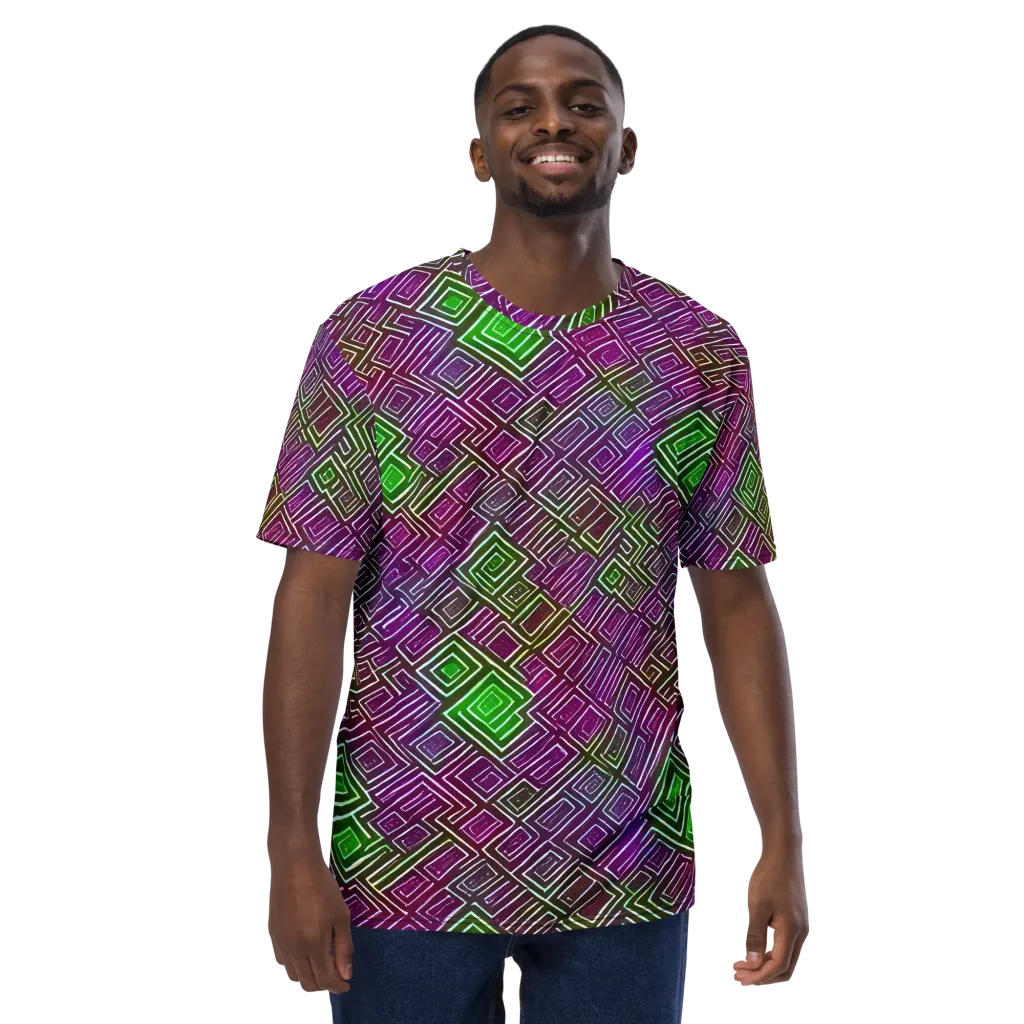 Chromatic Riddle on Men's Crew Neck T-Shirt — Front
