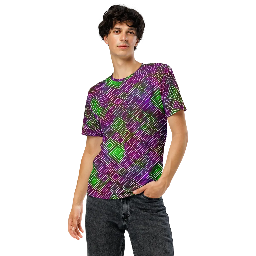 Chromatic Riddle on Men's Crew Neck T-Shirt — Front