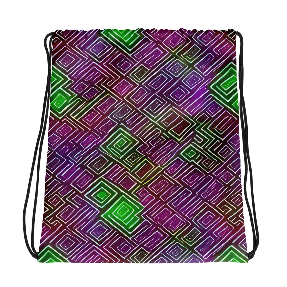 Chromatic Riddle on Drawstring Bag — Photo