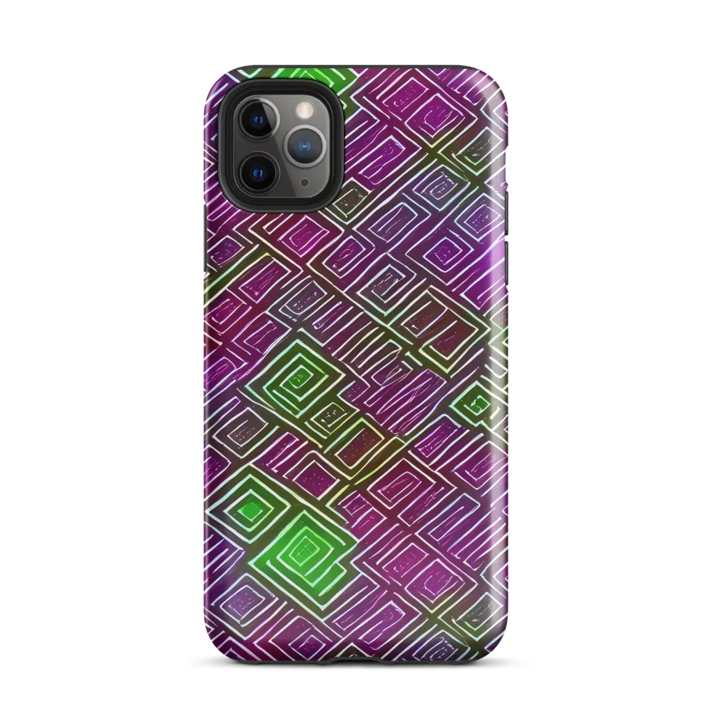 Chromatic Riddle on Tough Case for iPhone® — Front