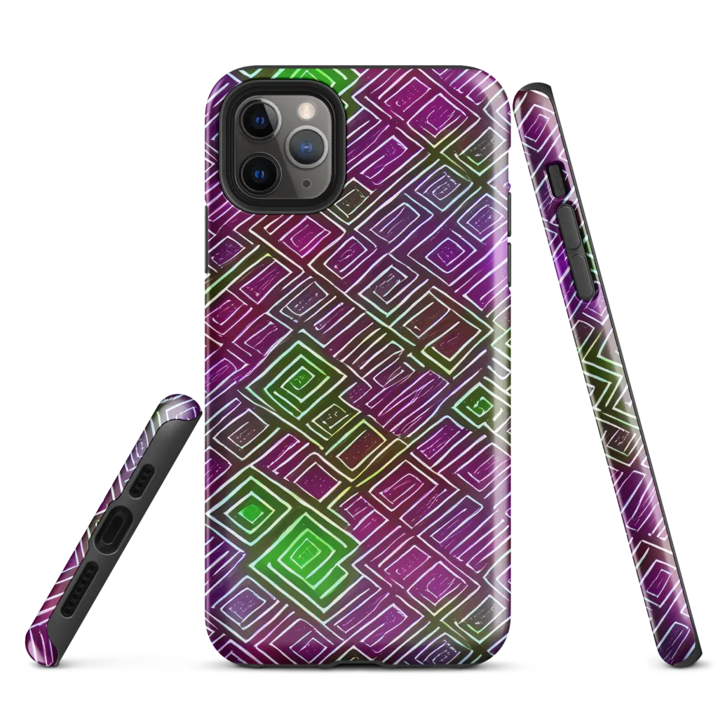 Chromatic Riddle on Tough Case for iPhone® — Front