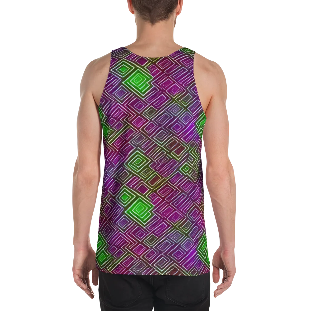 Chromatic Riddle on Men's Tank Top — Back