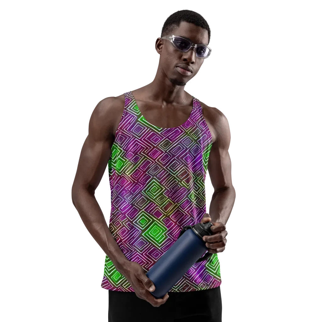 Chromatic Riddle on Men's Tank Top — Front