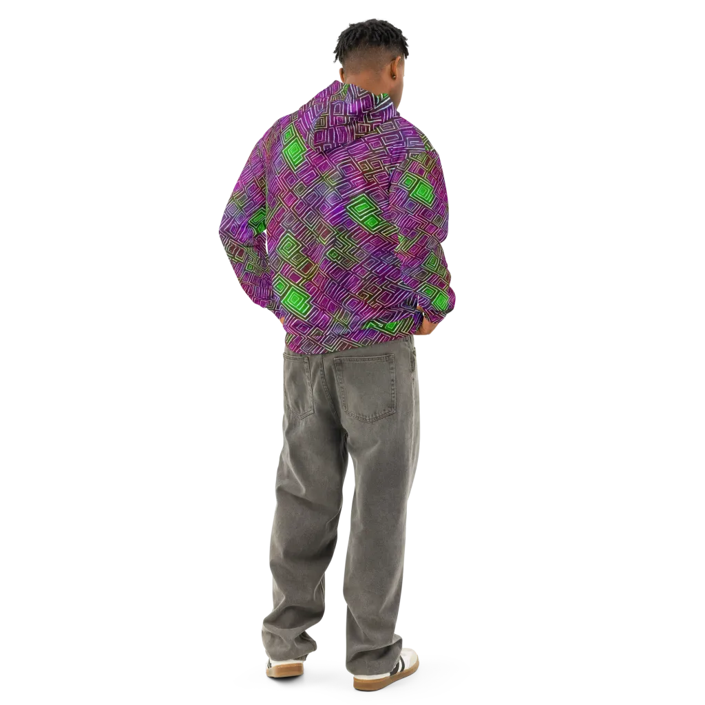 Chromatic Riddle on Cotton Hoodie — Back
