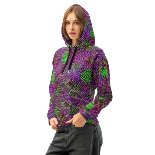 Chromatic Riddle on a Cotton Hoodie