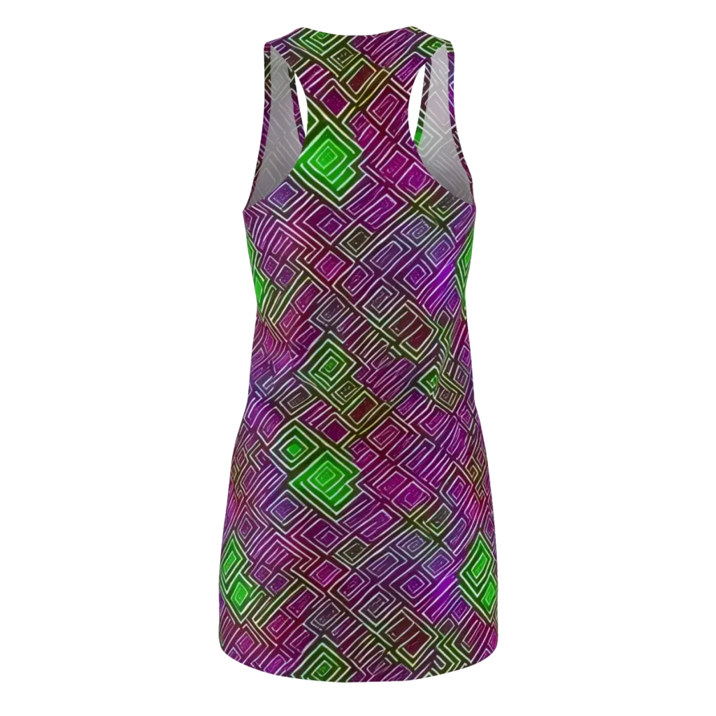 Chromatic Riddle on Racerback Dress — Back