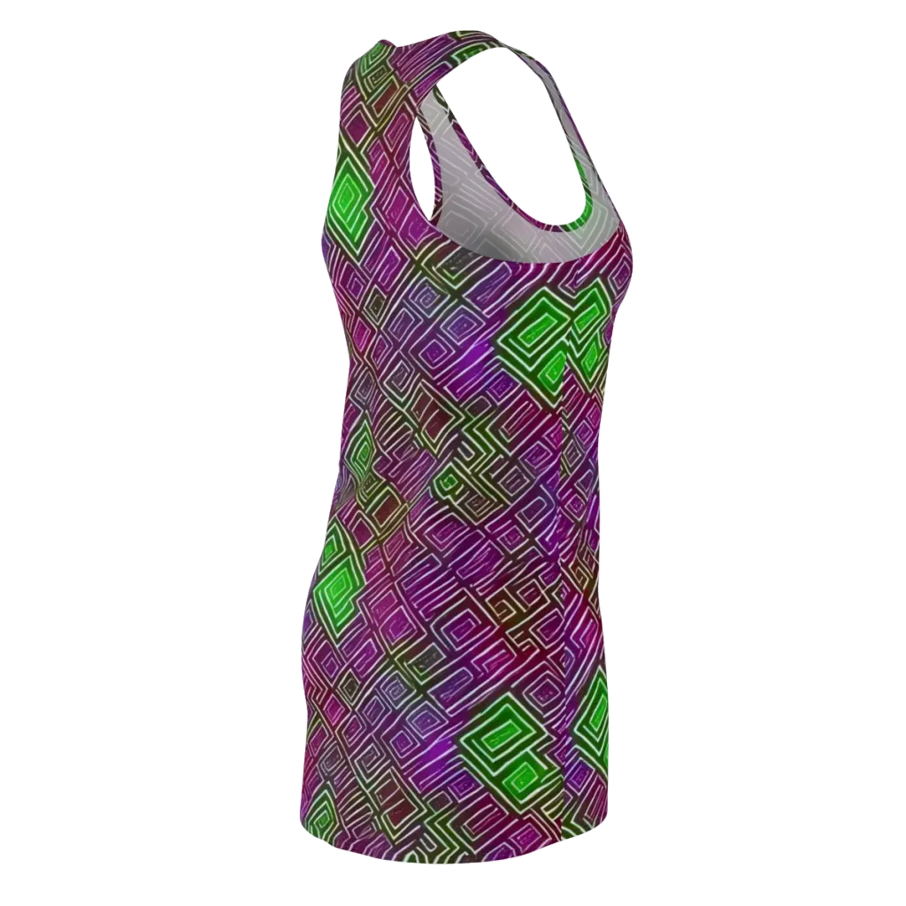 Chromatic Riddle on Racerback Dress — Back Side