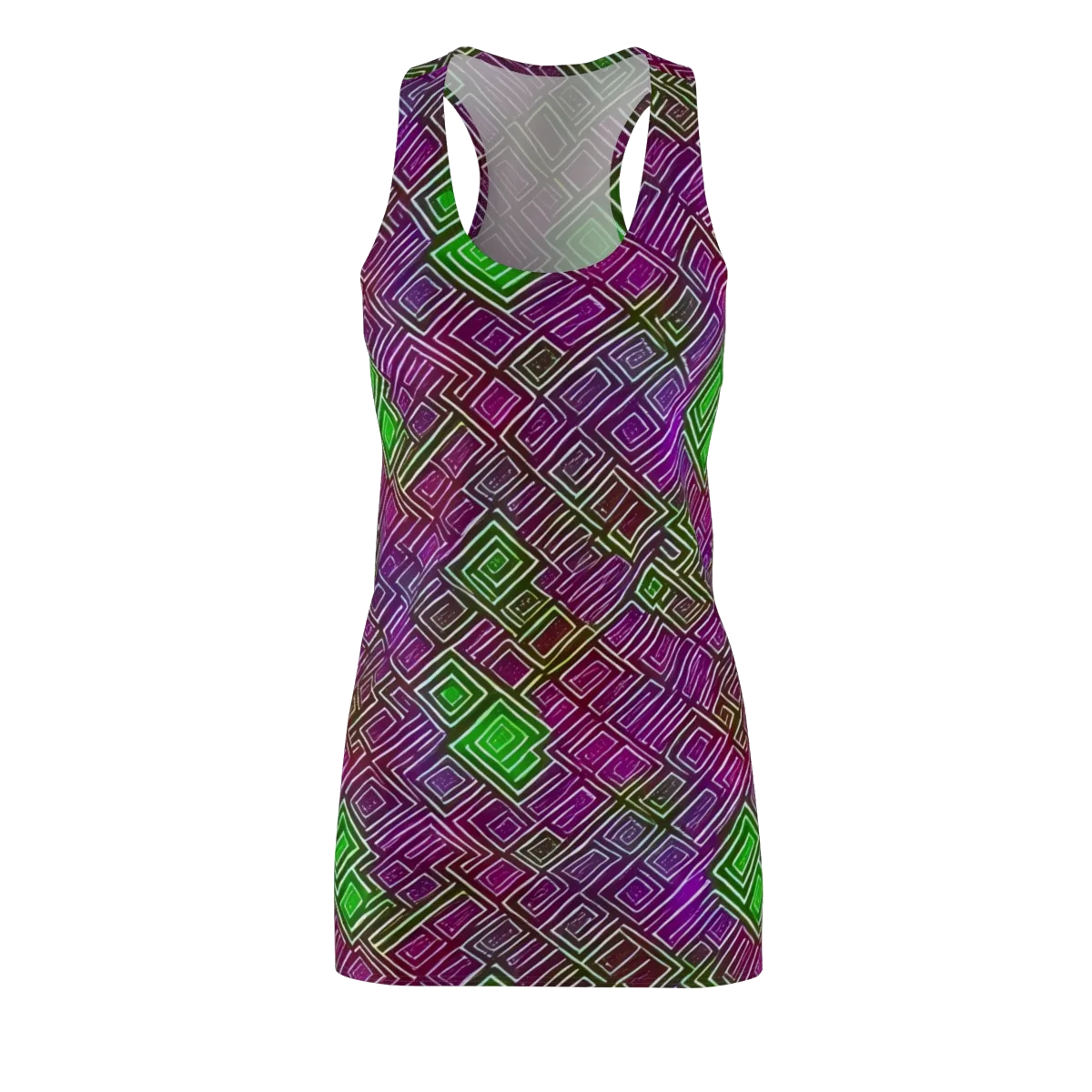Chromatic Riddle on Racerback Dress — Front