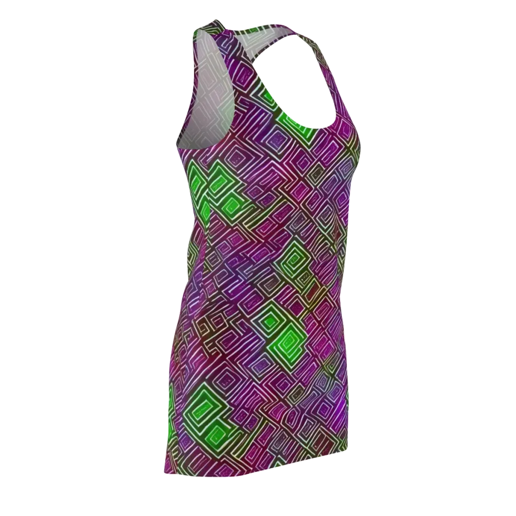 Chromatic Riddle on Racerback Dress — Front Side