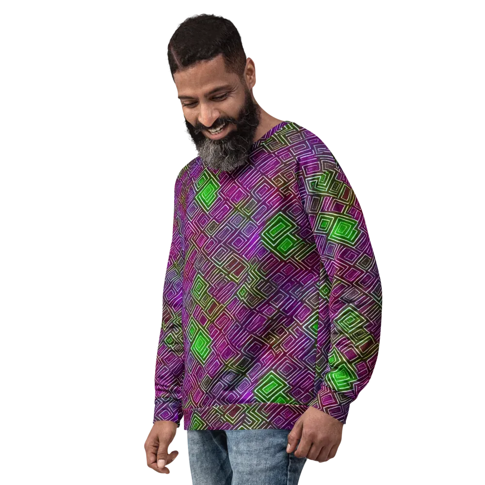 Chromatic Riddle on Sweatshirt — Left Front
