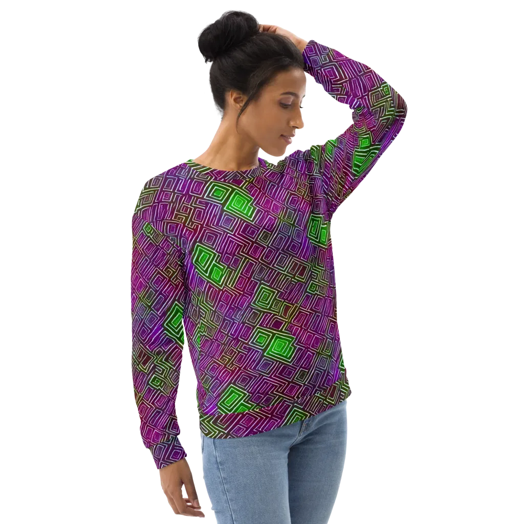 Chromatic Riddle on Sweatshirt — Right Front