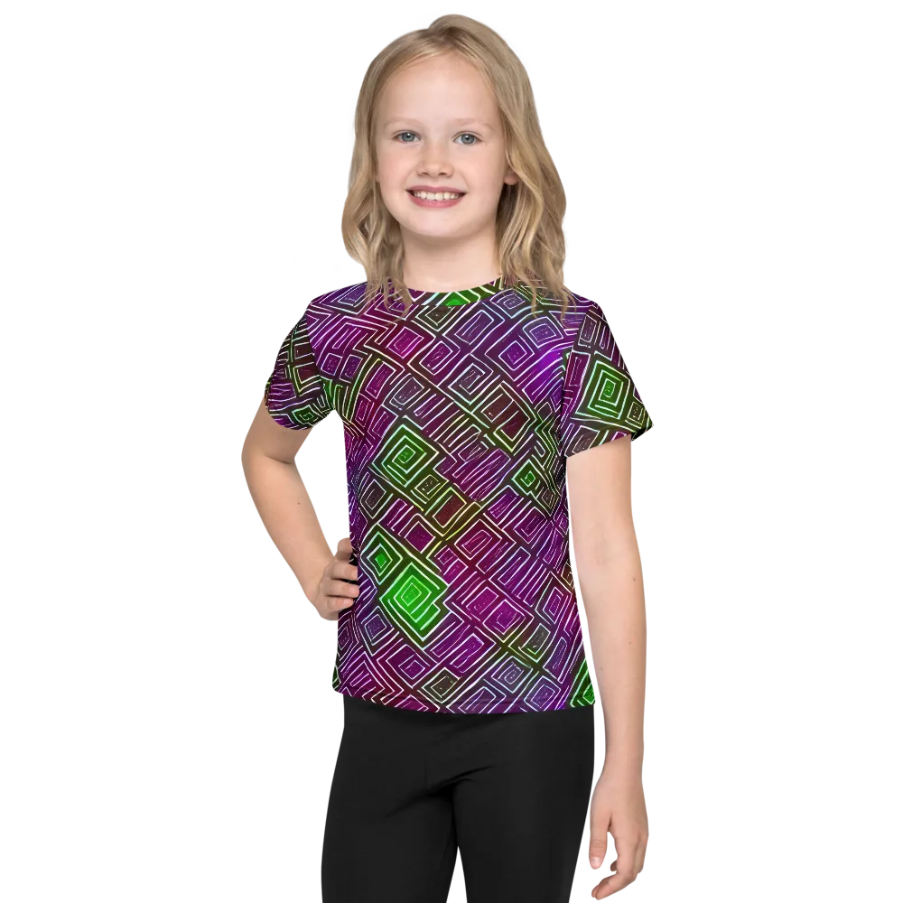 Chromatic Riddle on Kids Crew Neck T-Shirt — Front