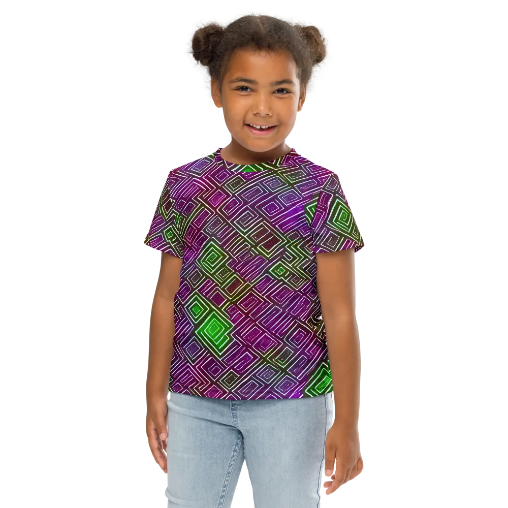Chromatic Riddle on Kids Crew Neck T-Shirt — Front