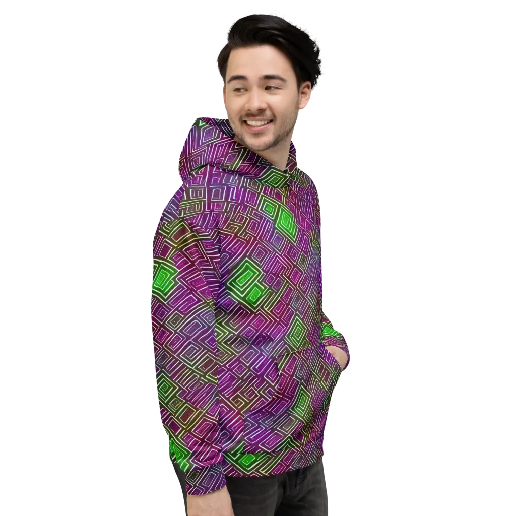 Chromatic Riddle on Hoodie — Right