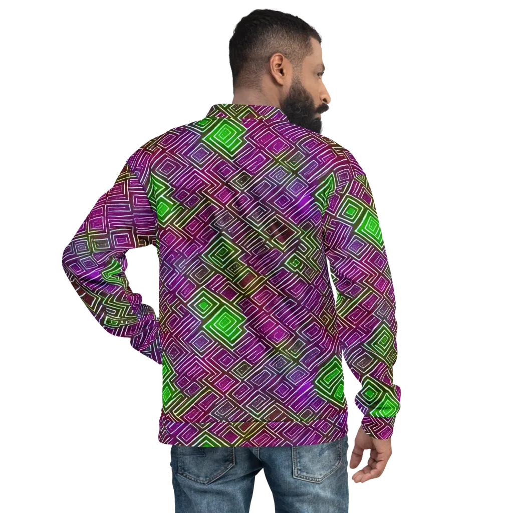 Chromatic Riddle on Bomber Jacket — Back