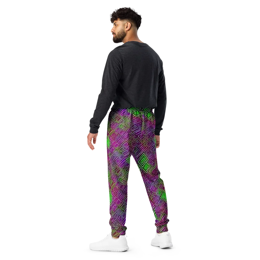 Chromatic Riddle on Men's Joggers — Back