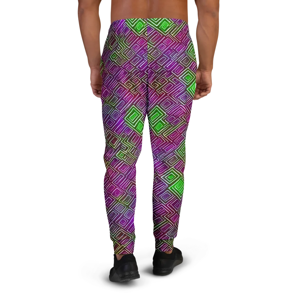 Chromatic Riddle on Men's Joggers — Back