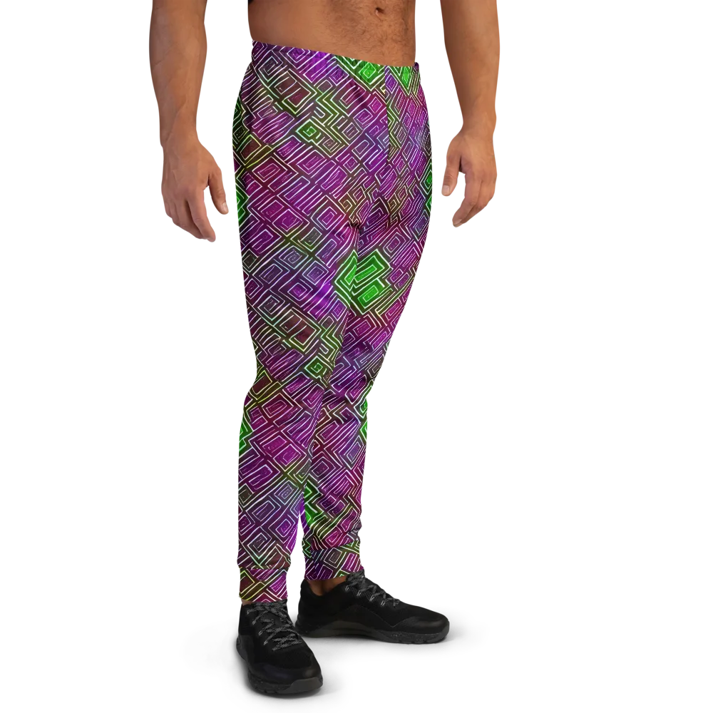 Chromatic Riddle on Men's Joggers — Right