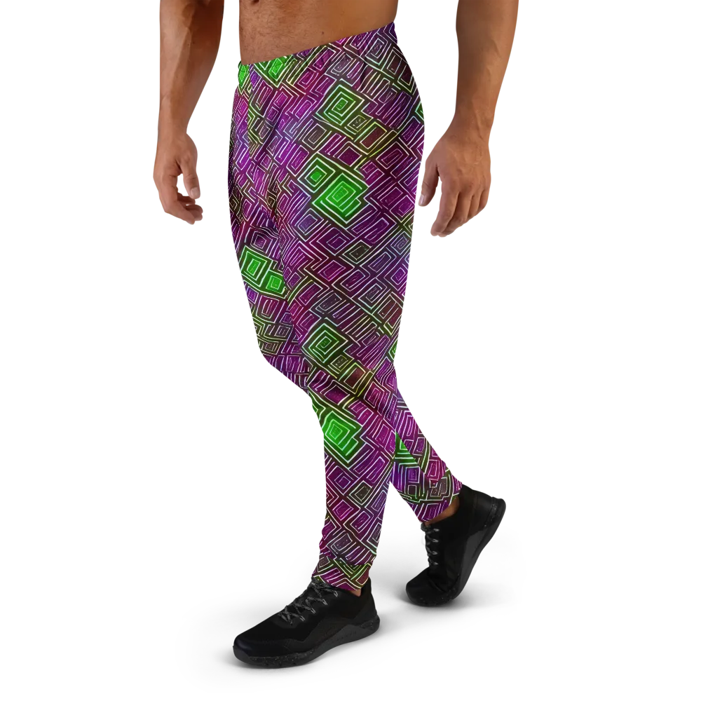Chromatic Riddle on Men's Joggers — Left