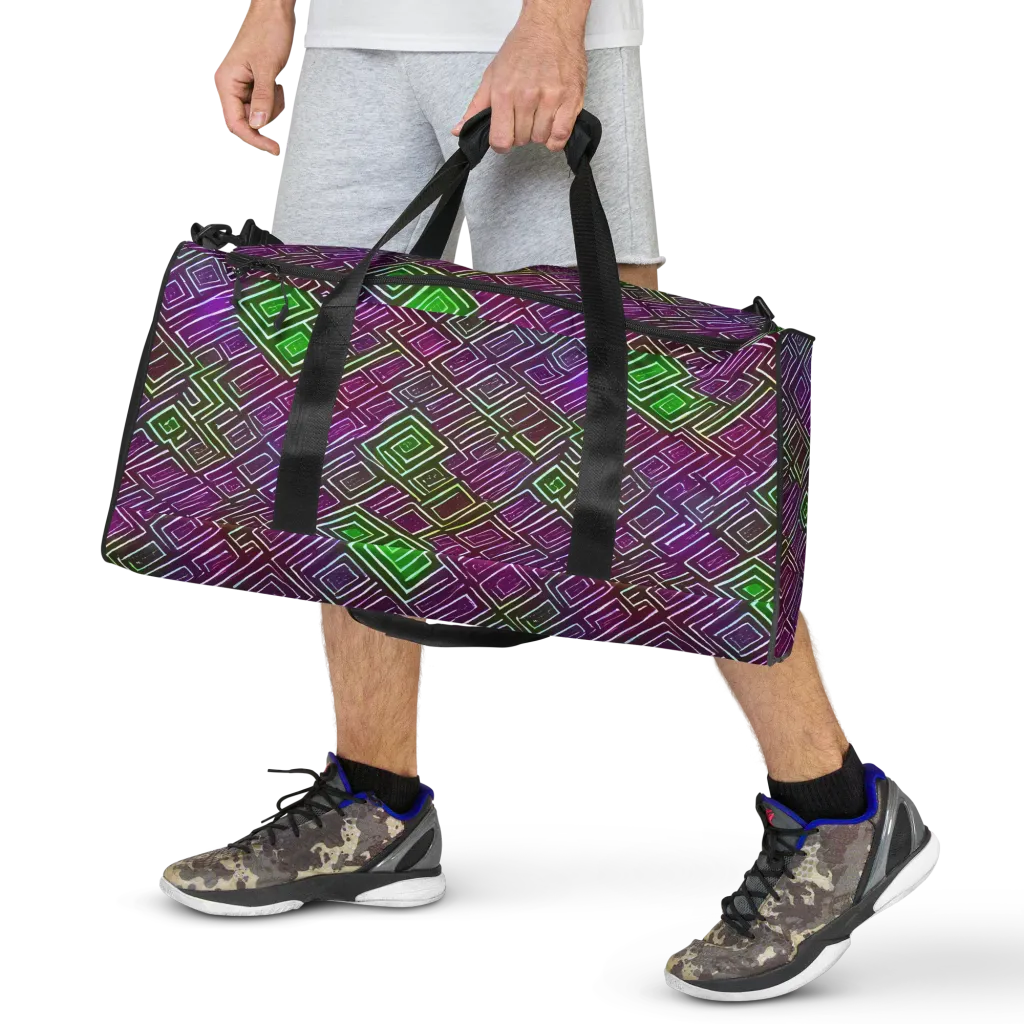 Chromatic Riddle on Duffle Bag — Front