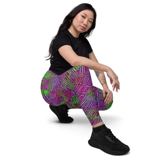 Chromatic Riddle on a Leggings with Pockets
