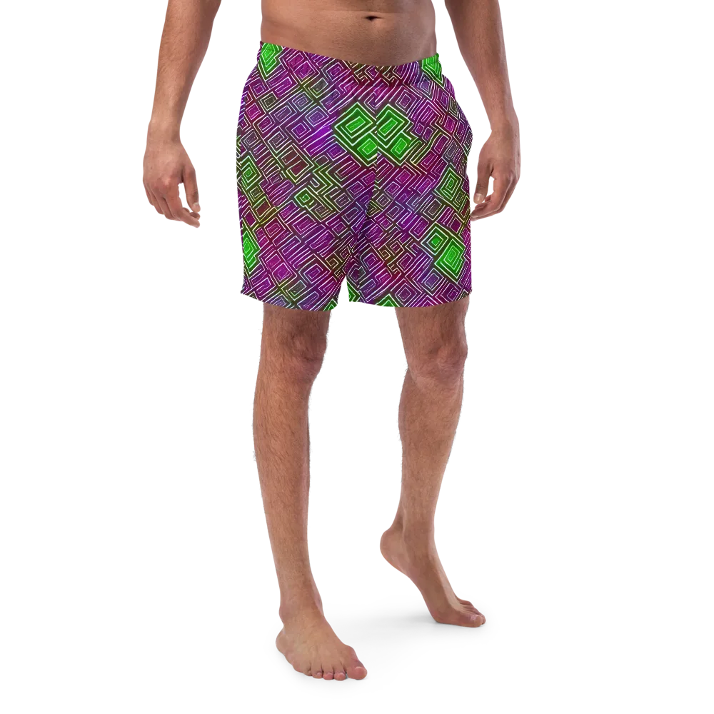 Chromatic Riddle on Swim Trunks — Front