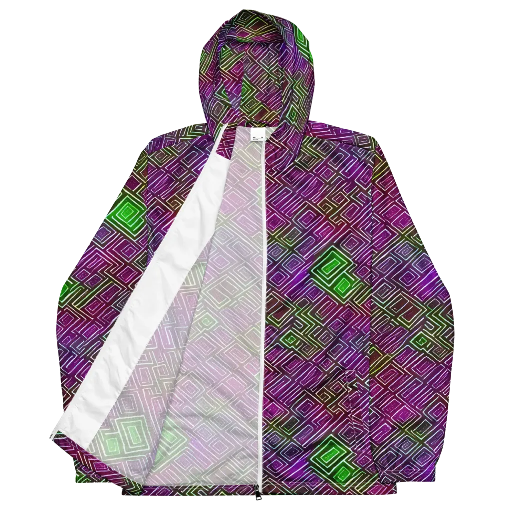 Chromatic Riddle on Men's Windbreaker — Front