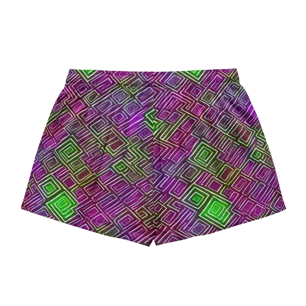 Chromatic Riddle on Women's Pajama Shorts — Back