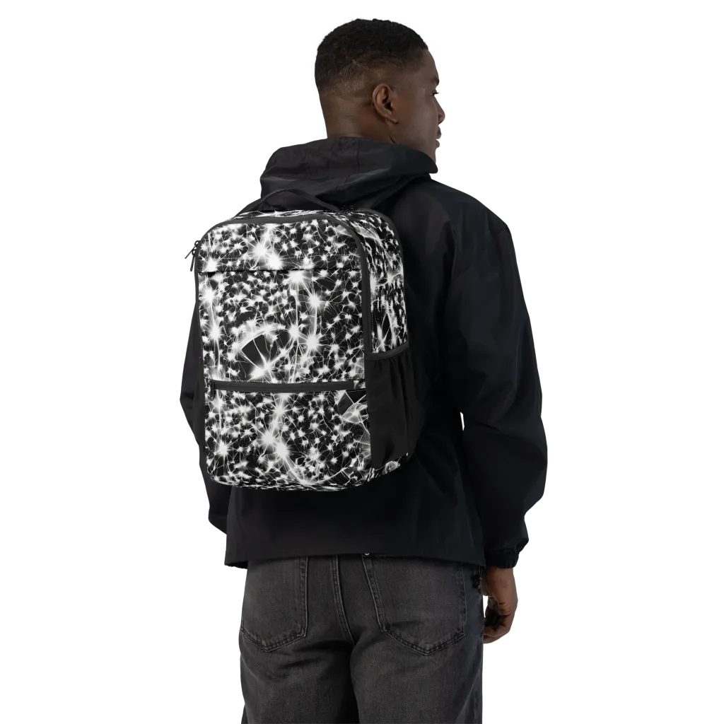 Midnight Dandelion on Utility Backpack — Back