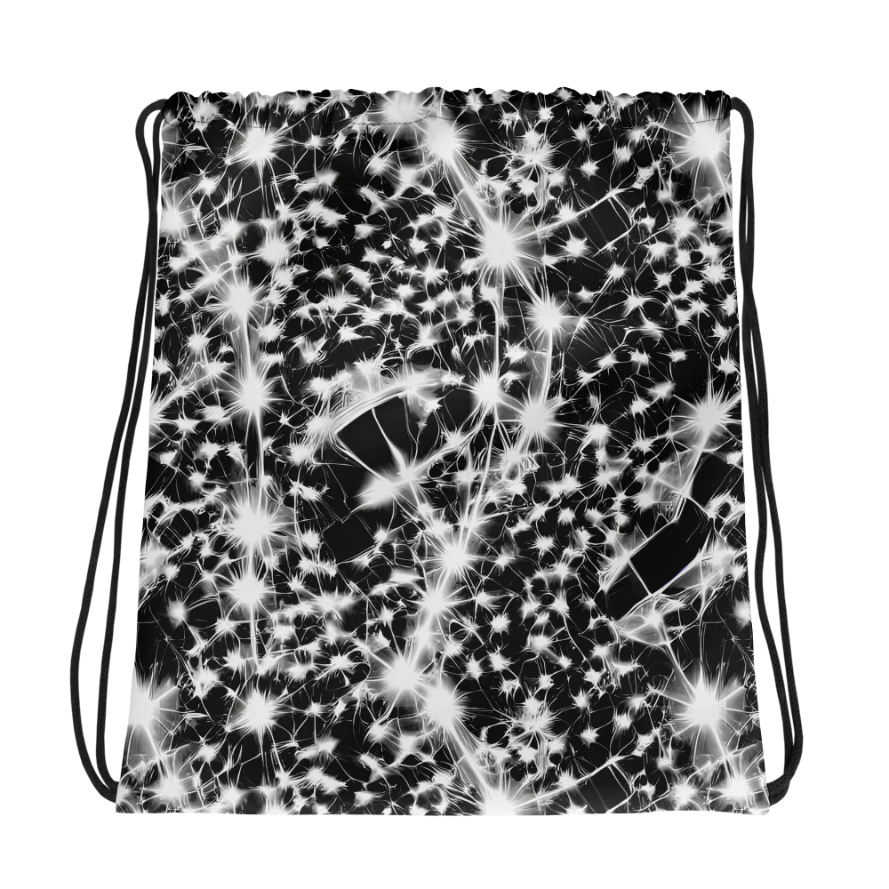 Midnight Dandelion on Drawstring Bag — Photo