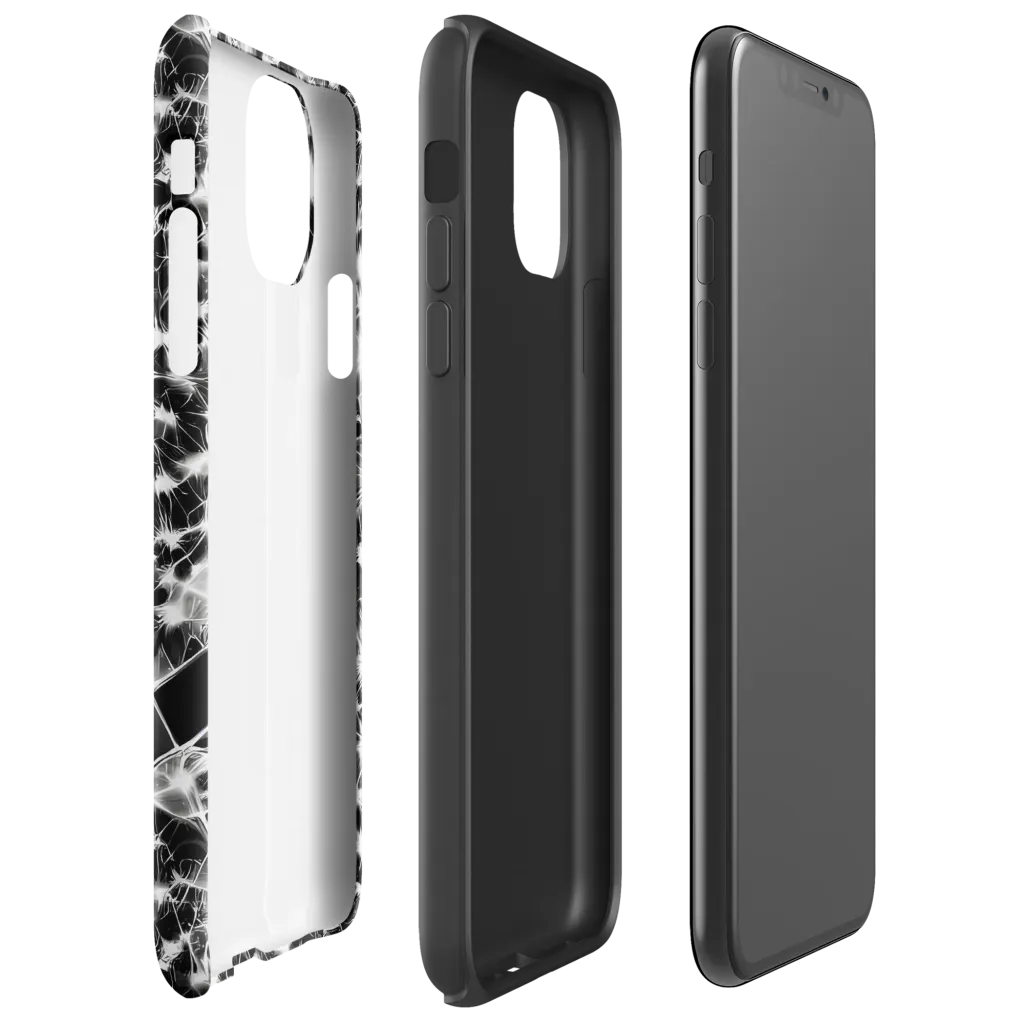 Midnight Dandelion on Tough Case for iPhone® — Right