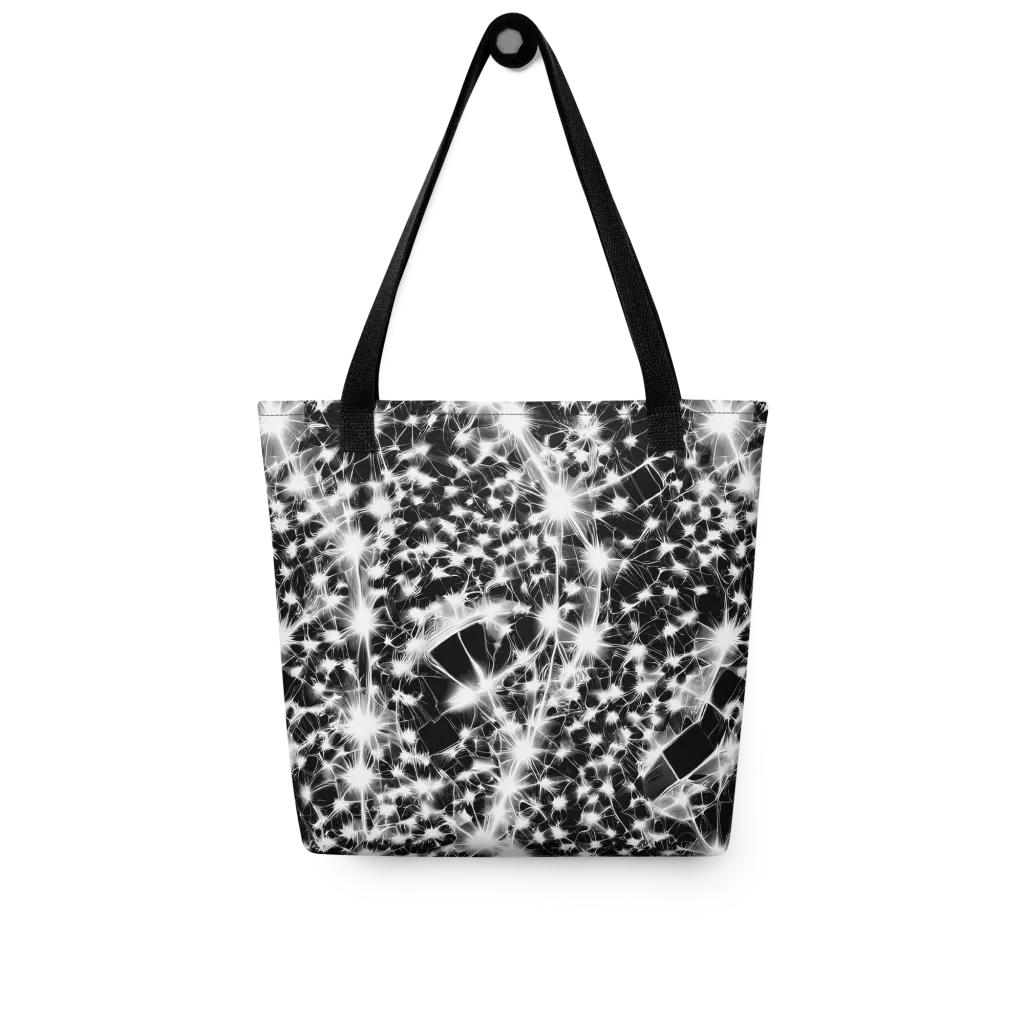 Midnight Dandelion on Tote Bag — Front