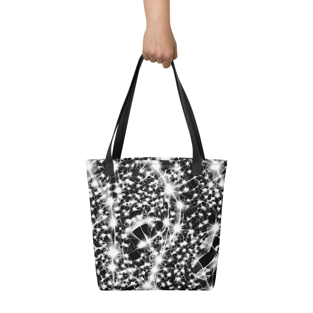 Midnight Dandelion on Tote Bag — Front