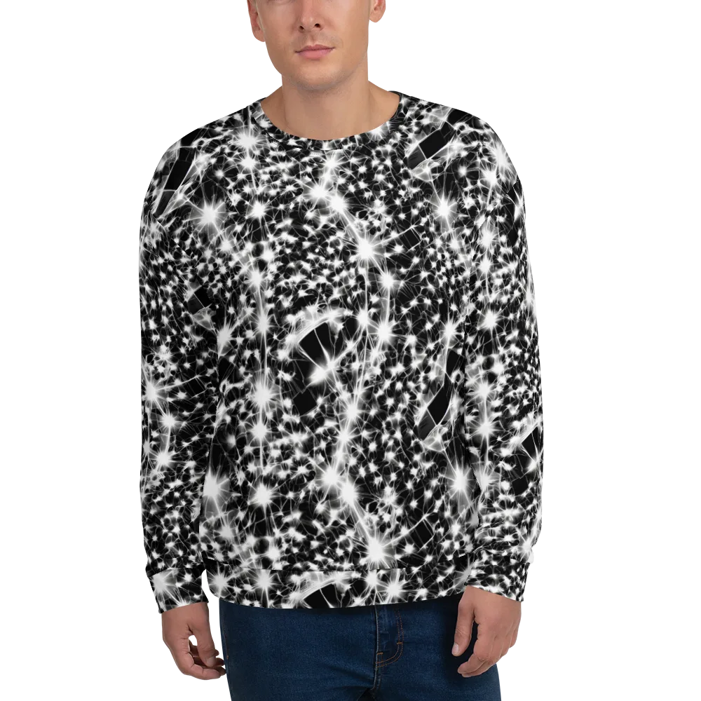 Midnight Dandelion on Sweatshirt — Front