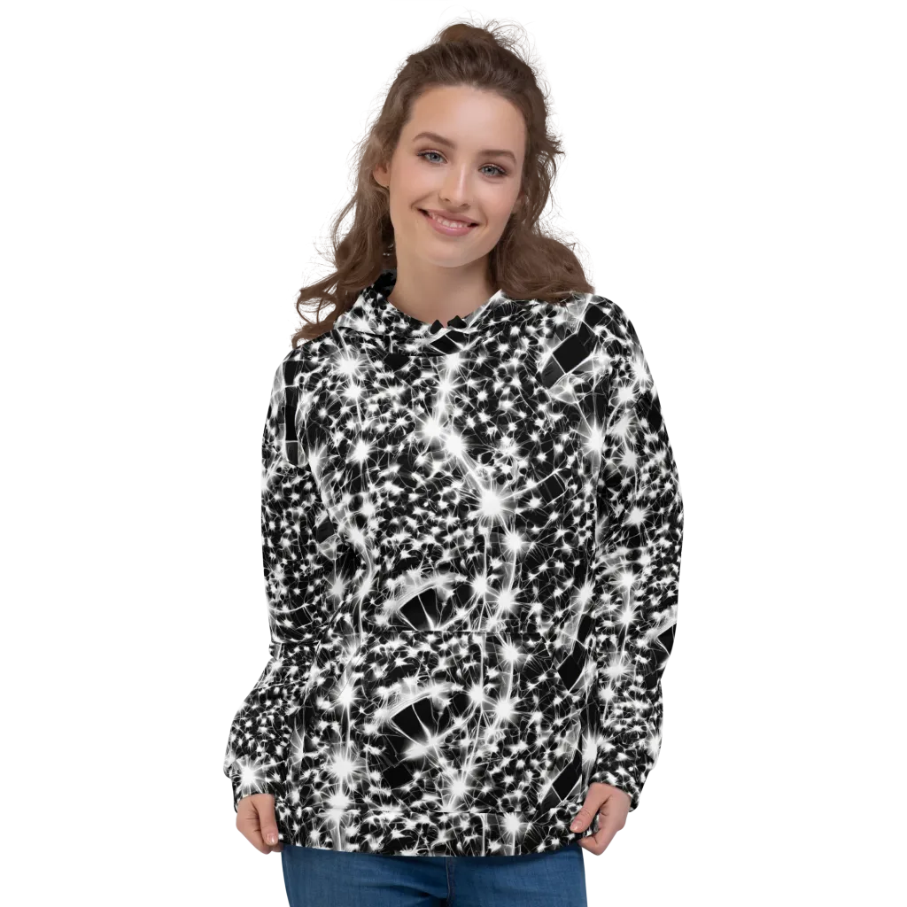 Midnight Dandelion on Hoodie — Front