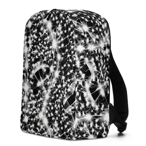 Midnight Dandelion on a Minimalist Backpack