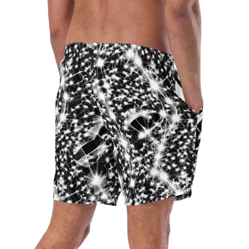 Midnight Dandelion on a Swim Trunks