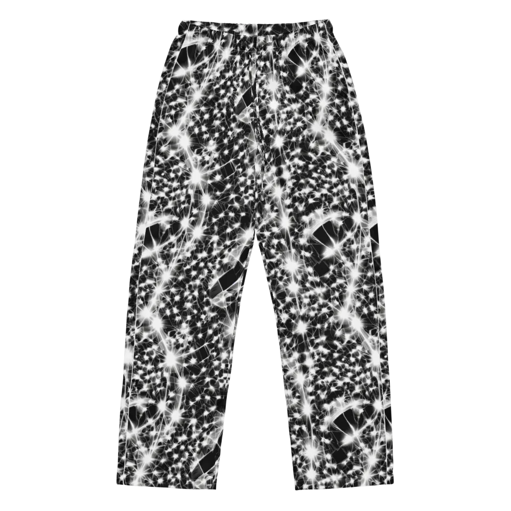 Midnight Dandelion on Women's Pajama Pants — Front