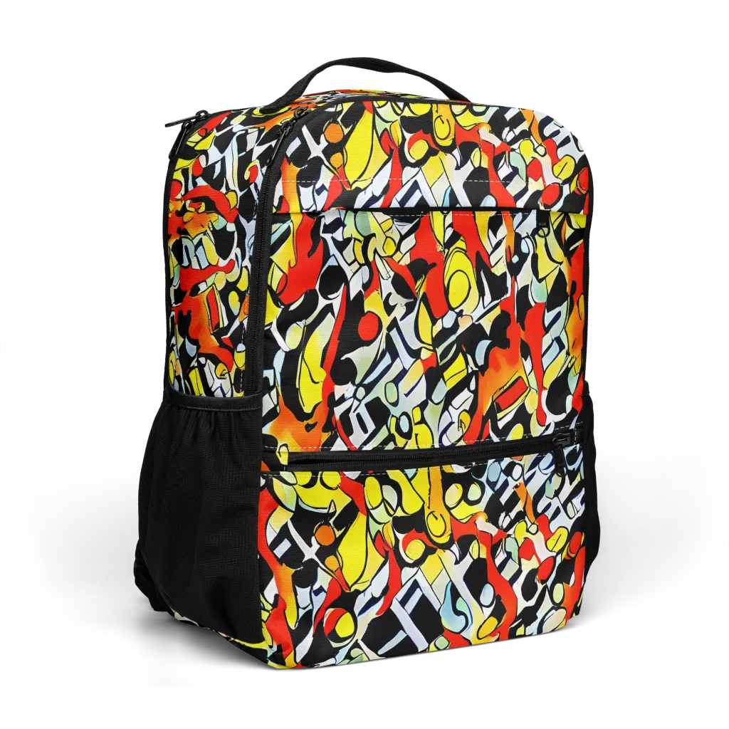 Citrus Noir on Utility Backpack — Right Front