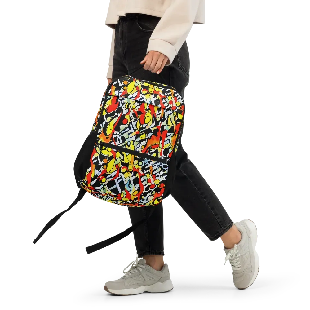 Citrus Noir on Utility Backpack — Front