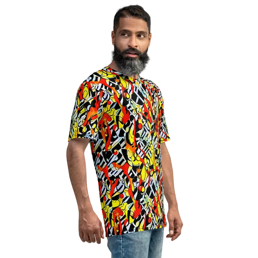 Citrus Noir on Men's Crew Neck T-Shirt — Right