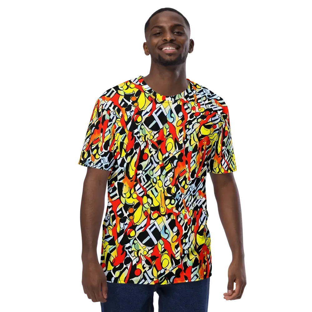 Citrus Noir on Men's Crew Neck T-Shirt — Front